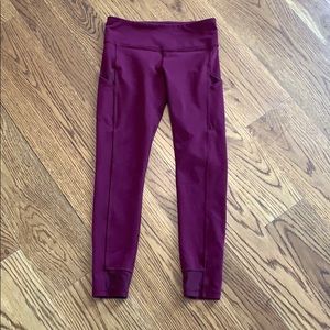 maroon ivviva leggings